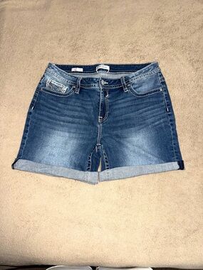 Vigoss Dark Blue Denim Shorts -